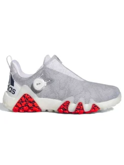 Adidas Codechaos 22 Boa Golf Shoes - Cloud White/Collegiate Navy/Bright Red