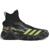 Adidas Codechaos Ll Primeknit Boost Glitch Golf Shoes - Core Black/Lucid Lemon