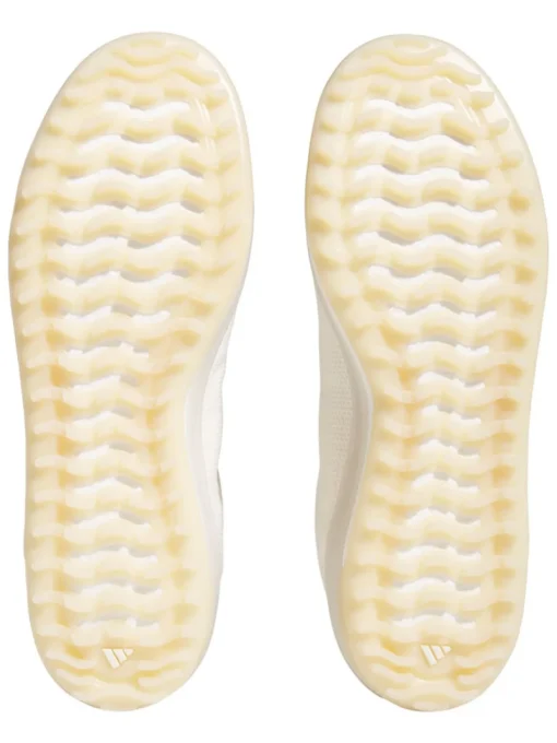 Adidas Go-To Spikeless 1 Golf Shoes - Chalk White/Alumina/Magic Beige