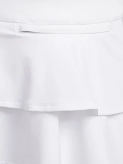 Adidas Jr Girls Primegreen Ruffled Skort - White