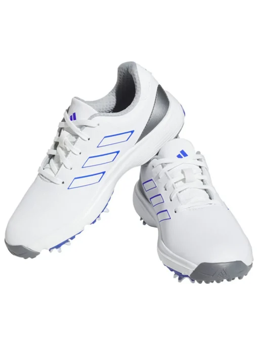 Adidas Junior Zg23 Shoes Golf Shoes - Ftwr White/Lucid Blue/Grey Two