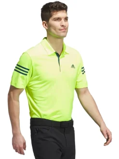 Adidas 3-Stripe Polo Shirt - Lucid Lemon