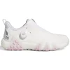 Adidas Women'S Codechaos 22 Boa Golf Shoes - Ftwr White/Silver Met/Clear Pink