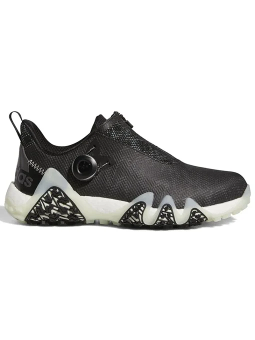 Adidas Women'S Codechaos 22 Boa Golf Shoes - Core Black/Linen Green/Silver Met