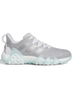 Adidas Women'S Codechaos 22 Golf Shoes - Grey One/Silver Metallic/Almost Blue