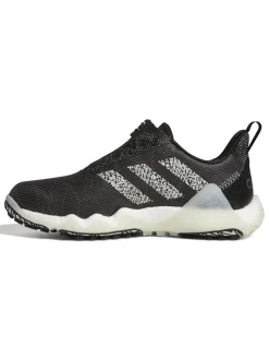 Adidas Women'S Codechaos 22 Boa Golf Shoes - Core Black/Linen Green/Silver Met