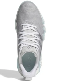 Adidas Women'S Codechaos 22 Golf Shoes - Grey One/Silver Metallic/Almost Blue