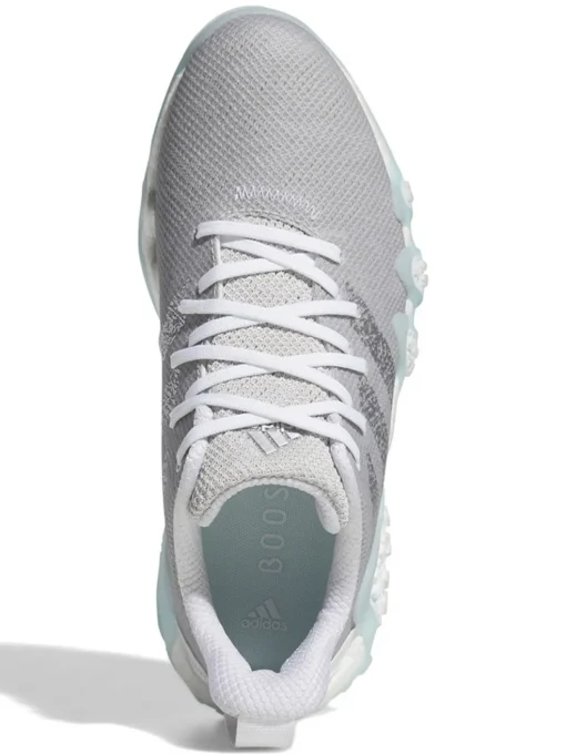 Adidas Women'S Codechaos 22 Golf Shoes - Grey One/Silver Metallic/Almost Blue