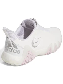 Adidas Women'S Codechaos 22 Boa Golf Shoes - Ftwr White/Silver Met/Clear Pink