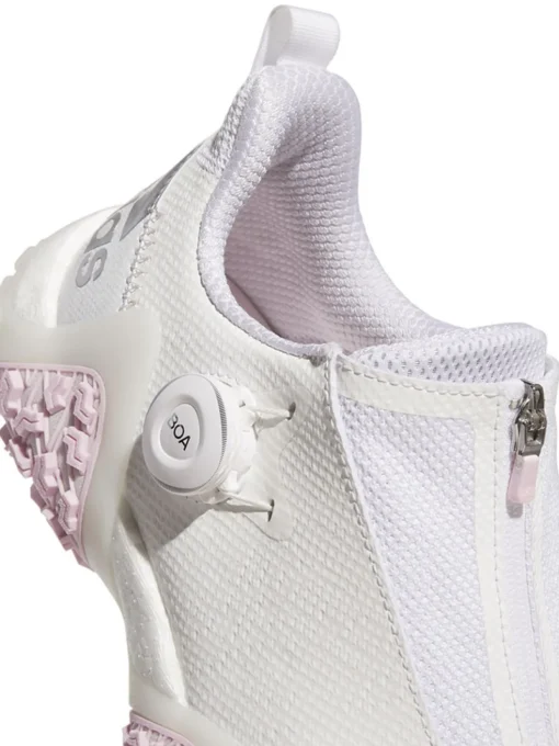 Adidas Women'S Codechaos 22 Boa Golf Shoes - Ftwr White/Silver Met/Clear Pink