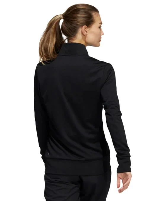 Adidas Women'S Textured Full-Zip Jacket - Black