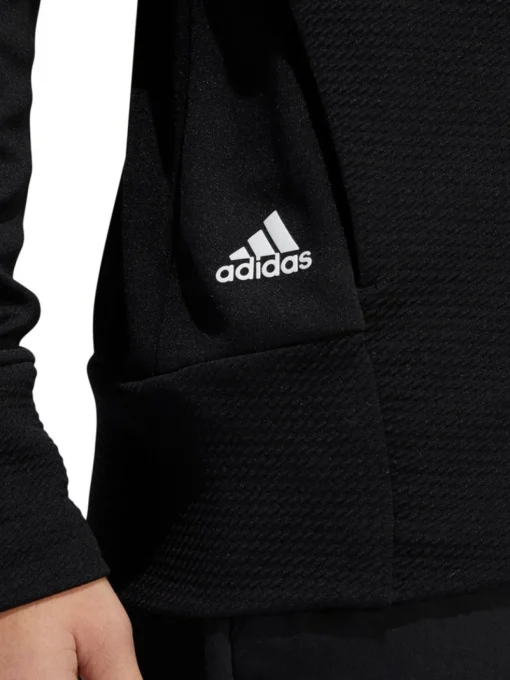 Adidas Women'S Textured Full-Zip Jacket - Black