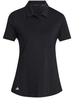 Adidas Women'S Ultimate365 Solid Polo Shirt - Black