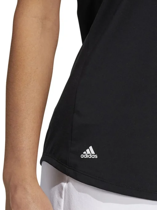 Adidas Women'S Ultimate365 Solid Polo Shirt - Black