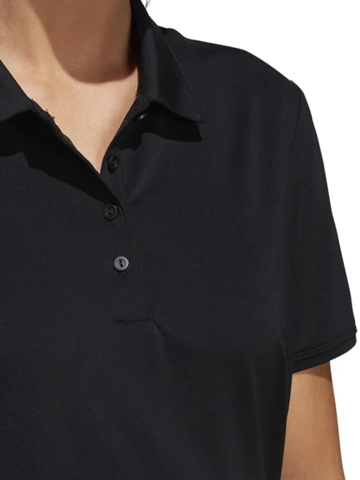 Adidas Women'S Ultimate365 Solid Polo Shirt - Black