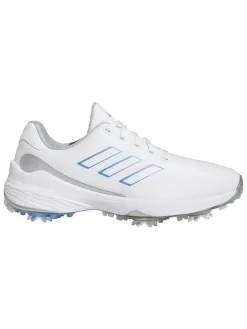 Adidas Women'S Zg23 Lightstrike Golf Shoes - Ftwr White/Blue Fusion/Silver Met.