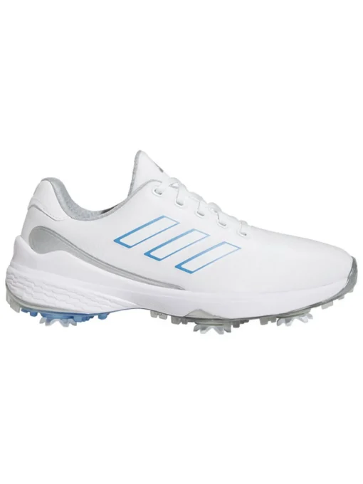 Adidas Women'S Zg23 Lightstrike Golf Shoes - Ftwr White/Blue Fusion/Silver Met.