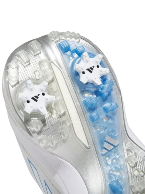 Adidas Women'S Zg23 Lightstrike Golf Shoes - Ftwr White/Blue Fusion/Silver Met.
