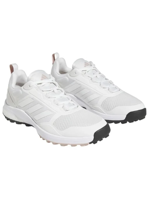 Adidas Women'S Zoysia Golf Shoes - Ftwr White/Ftwr White/Wonder Taupe