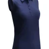 Callaway Women'S Sleeveless Knit Polo - Peacoat