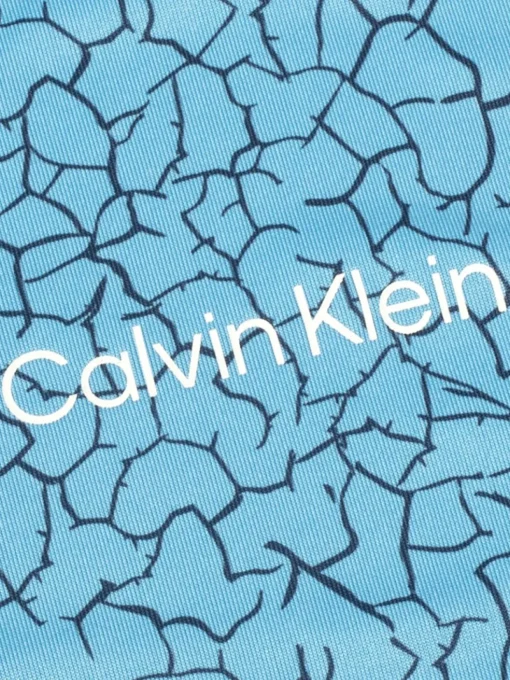 Calvin Klein Fracture Print Polo - Boy Blue