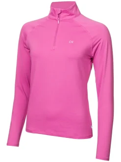 Calvin Klein Women'S Bolina 1/4-Zip Mid-Layer - Orchid