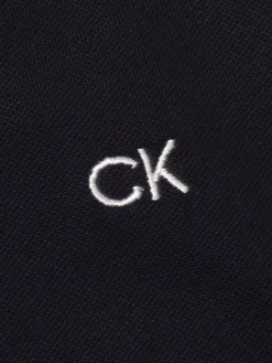 Calvin Klein Women'S Mohawk Sleeveless Polo - Navy/White