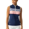 Daily Sports W Anja Sleeveless Polo Shirt - Spectrum