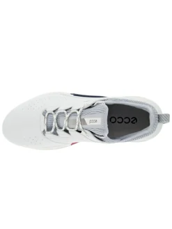 Ecco Biom C4 Golf Shoes - White/Concrete