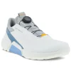 Ecco M Biom Hybrid 4 Boa Golf Shoes - White/Retro Blue