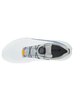 Ecco M Biom Hybrid 4 Boa Golf Shoes - White/Retro Blue