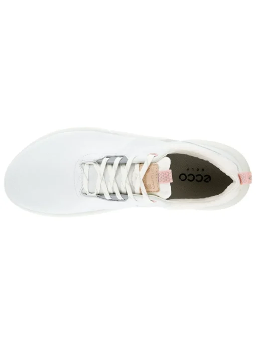 Ecco W Biom Hybrid 4 Golf Shoes - White/Silver/Pink