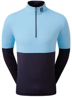 Footjoy Colour Block Midlayer (Athletic Fit) - True Blue/Navy
