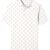 Footjoy Junior Golf Print Polo - White
