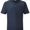 Footjoy Stretch Pique Golf Shirt - Navy