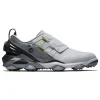Footjoy Tour Alpha Boa Golf Shoes - White/Grey/Lime