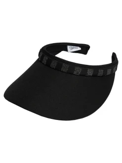 Glove It Bling Crystal Square Clip Visor - Black