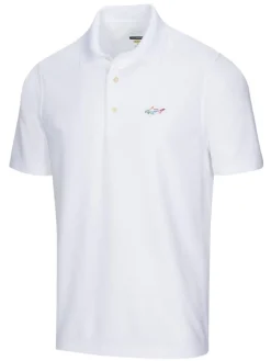 Greg Norman Classic Pique Shark Polo - White