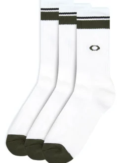 Oakley Essential 3 Pairs Of Socks - White