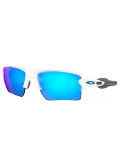Oakley Flak 2.0 Xl Sunglasses - Polished White W/ Prizm Sapphire