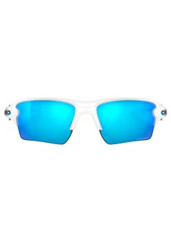 Oakley Flak 2.0 Xl Sunglasses - Polished White W/ Prizm Sapphire