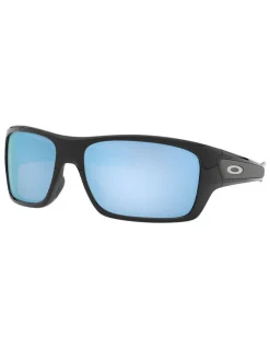 Oakley Turbine Sunglasses - Polished Black W/ Prizm Deep Water Polarised