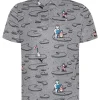 Original Penguin All Over Polar Pete Print Polo - Quiet Shade