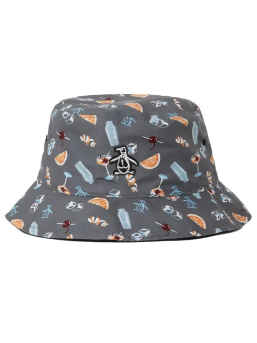 Original Penguin Reversible Cocktail Print Bucket Hat