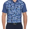 Original Penguin 70'S Oxford Block Polo - Black Iris