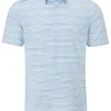 Ping Alexander Tailored Fit Polo - White/Infinity Blue