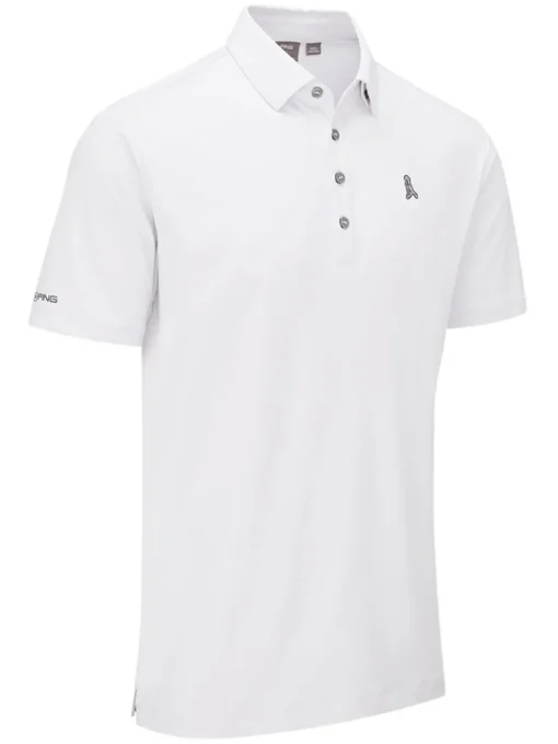 Ping Mr Ping Tailored Fit Polo - White