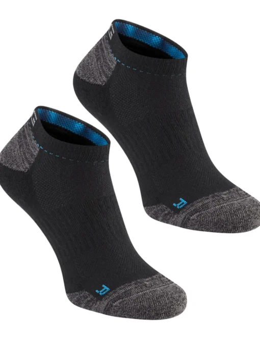 Ping Sensorcool No Show 2 Pack Socks - Black