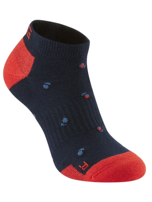 Ping Sensorcool Split Ball No Show 2 Pack Socks - White/Navy Multi