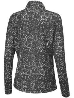 Ping Women'S Lois Printed Long Sleeve Polo - Black Multi